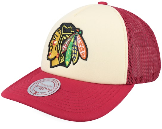 Chicago Blackhawks čepice baseballová kšiltovka Vintage Block Trucker