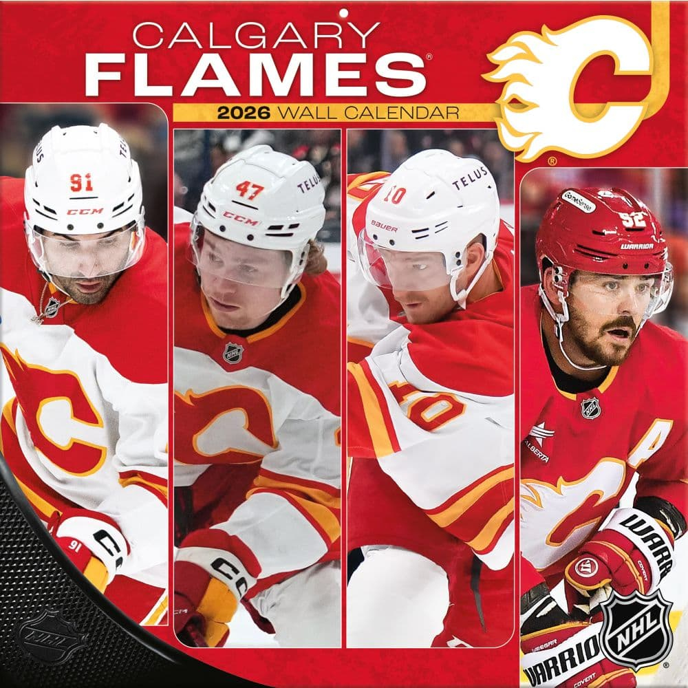 Calgary Flames kalendář 2026 Wall