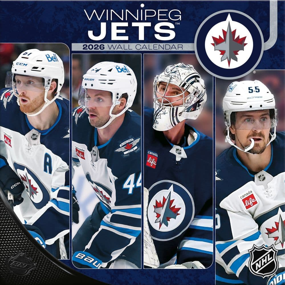 Winnipeg Jets kalendář 2026 Wall