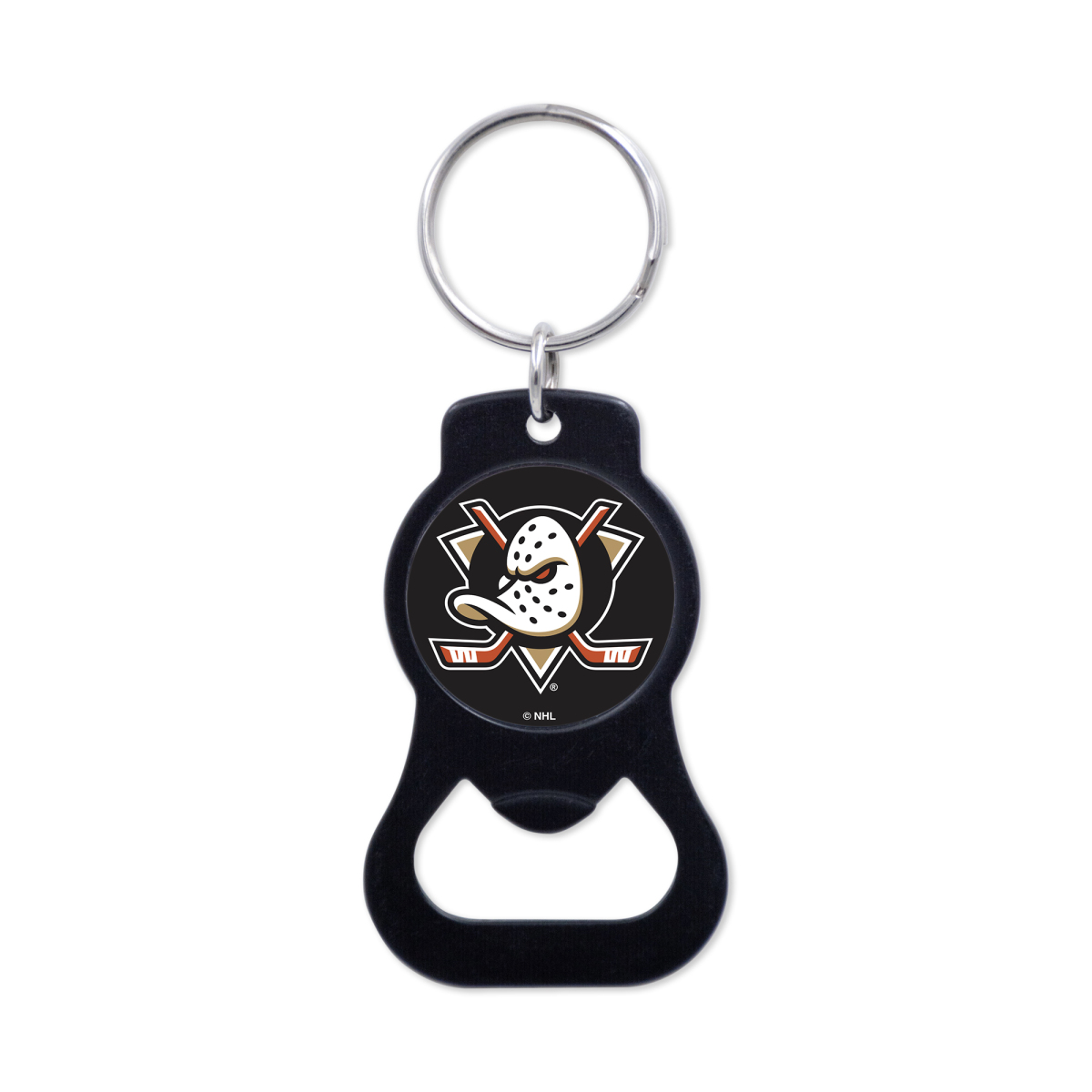Anaheim Ducks přívěšek s otvírakem Black Ring