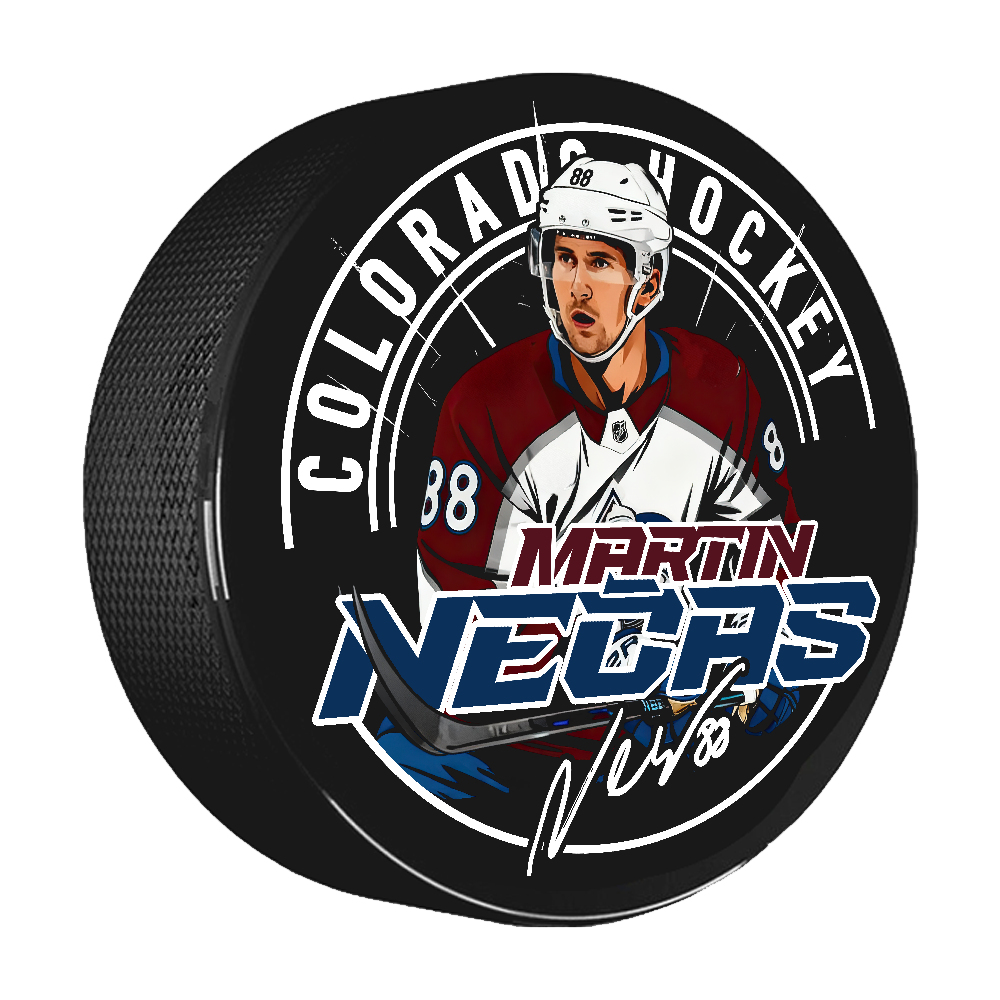 Puk Martin Nečas #88 Colorado Hockey Town Exclusive Collection (Colorado Avalanche NHL)