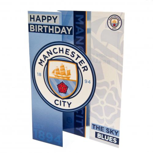 Manchester City narozeninové přání Birthday Card