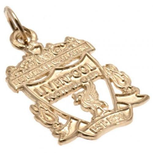 FC Liverpool zlatý přívěšek 9ct Gold Pendant Crest