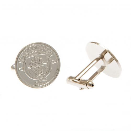 Manchester City manžetové knoflíčky Silver Plated Cufflinks CR
