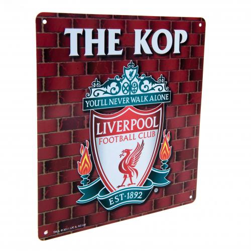 FC Liverpool cedule na zeď The Kop Sign