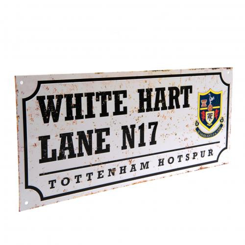 Tottenham Hotspur cedule na zeď Street Sign Retro