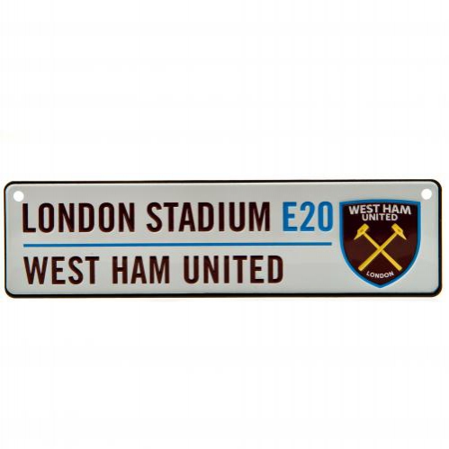West Ham United cedule na okno Window Sign
