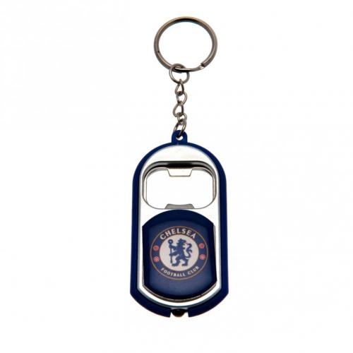 FC Chelsea přívěšek s otvírakem Key Ring Torch Bottle Opener