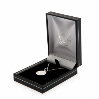 Leicester City řetízek na krk s přívěškem Sterling Silver Pendant & Chain