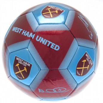 West Ham United fotbalový míč Football Signature WHM - size 5