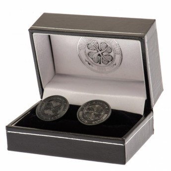 FC Celtic manžetové knoflíčky Black IP Cufflinks