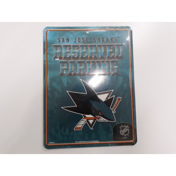 San Jose Sharks cedule na zeď Auto Reserved Parking
