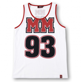 Marc Marquez pánské tílko white MM p3