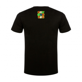 Valentino Rossi pánské tričko black Classic (Stripes) 2019