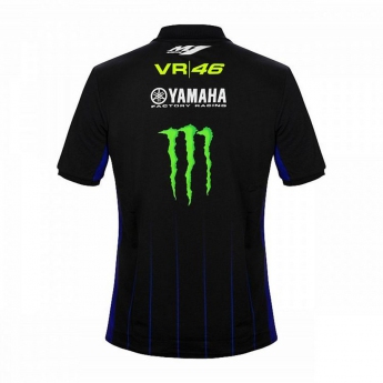 Valentino Rossi pánské polo tričko VR46 - Yamaha black 2019
