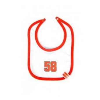 Marco Simoncelli dětský bryndák white 58