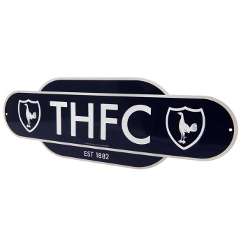 Tottenham Hotspur cedule na zeď Colour Retro Sign