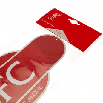 FC Liverpool cedule na zeď Colour Retro Sign