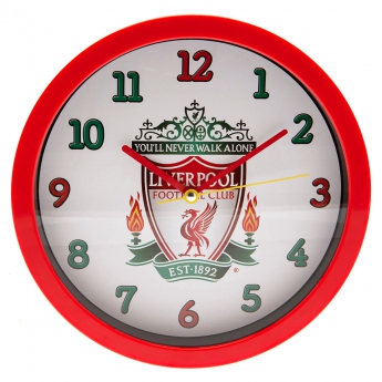 FC Liverpool nástěnné hodiny Wall Clock white