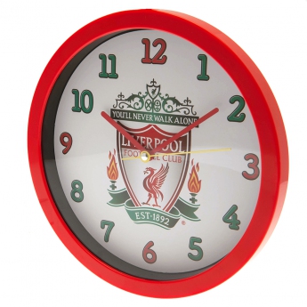 FC Liverpool nástěnné hodiny Wall Clock white