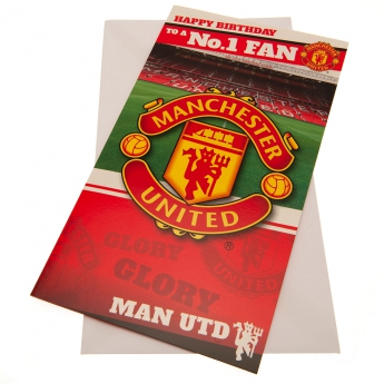 Manchester United blahopřání Birthday Card No 1 Fan