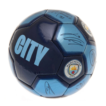 Manchester City fotbalový mini míč Sig 26 Skill Ball - Size 1