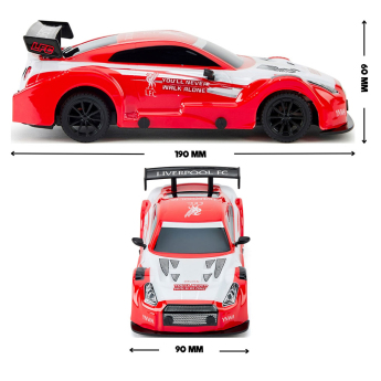 FC Liverpool auto na dálkové ovládání Radio Control Sportscar 1:24 Scale