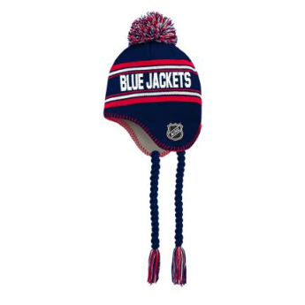 Columbus Blue Jackets dětská zimní čepice Jacquard Tassel
