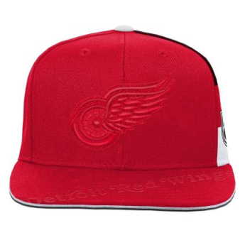 Detroit Red Wings dětská čepice flat kšiltovka Faceoff Structured