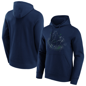 Vancouver Canucks pánská mikina s kapucí Etch Hoodie navy