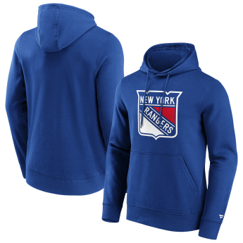 New York Rangers pánská mikina s kapucí Primary Logo Graphic Hoodie blue