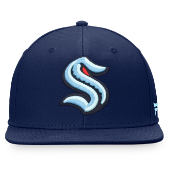 Seattle Kraken čepice flat kšiltovka Core Snapback blue