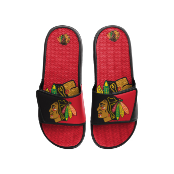 Chicago Blackhawks pánské pantofle Colorblock Slipper