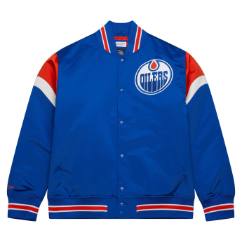 Edmonton Oilers pánská bunda NHL Heavyweight Satin Jacket