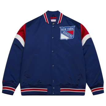 New York Rangers pánská bunda NHL Heavyweight Satin Jacket