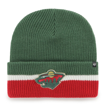 Minnesota Wild zimní čepice Split Cuff 47 CUFF KNIT Dark Green