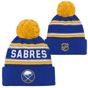 Buffalo Sabres dětská zimní čepice Jacquard Cuffed Knit With Pom