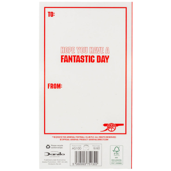 FC Arsenal blahopřání Crest Birthday Card
