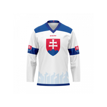 Hokejové reprezentace hokejový dres Slovakia Juraj Slafkovský #20 CCM Hockey fan white