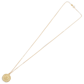 Manchester City řetízek na krk s přívěškem 18ct Gold Plated on Silver