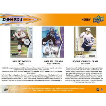 NHL boxy hokejové karty NHL 2023-24 Upper Deck Synergy Hobby Box