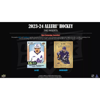 NHL boxy hokejové karty NHL 2023-24 Upper Deck Allure Hobby Box
