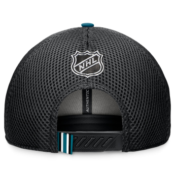 San Jose Sharks čepice baseballová kšiltovka 2024 Draft NHL On Stage Trucker Adjustable Hat