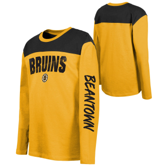 Boston Bruins dětské tričko s dlouhým rukávem Unbeaten Run Ls Crew Nk Tee