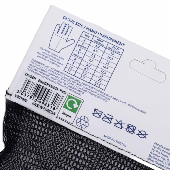 Fotbalové reprezentace dětské brankářské rukavice England FA Yths DT 79-86mm palm width