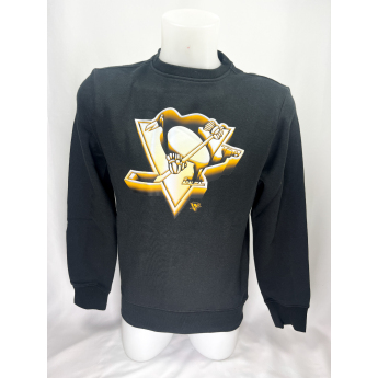 Pittsburgh Penguins pánská mikina Chrome Graphic Crew Sweatshirt Black