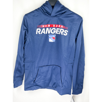 New York Rangers dětská mikina s kapucí Authentic Pro Hood Po Hoodie