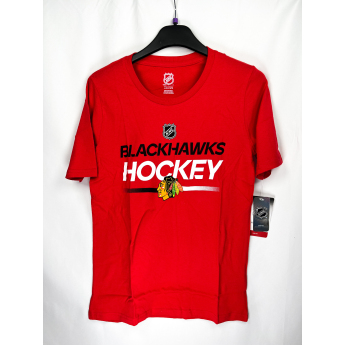 Chicago Blackhawks dětské tričko Apro Wordmark Ss Ctn Tee red