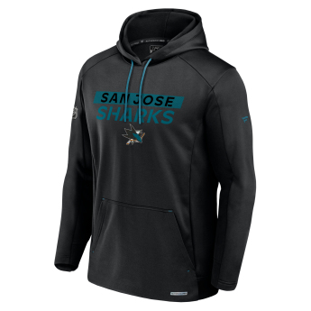 San Jose Sharks pánská mikina s kapucí AP Rink Poly Fleece Pullover Hood