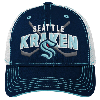 Seattle Kraken dětská čepice baseballová kšiltovka Lockup Meshback Adjustable